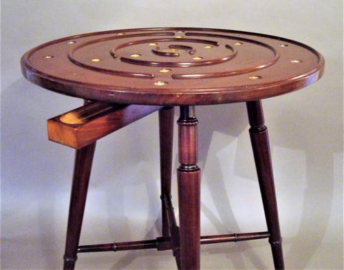 C19th mahogany golf game table