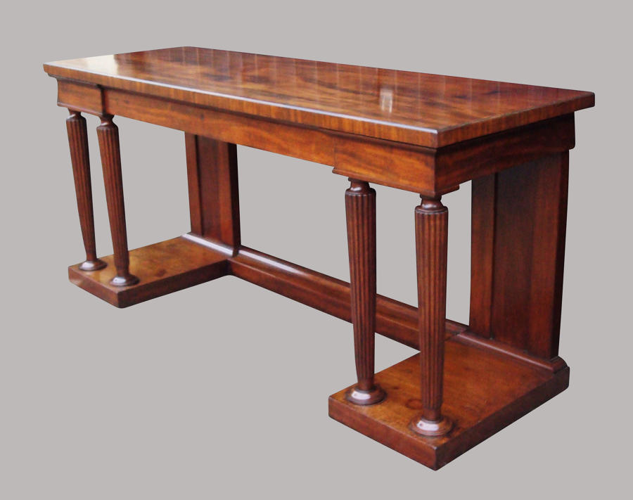 Regency mahogany neo classical side table