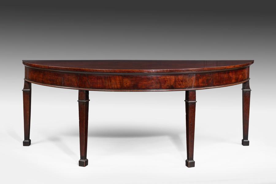 Georgian mahogany side table