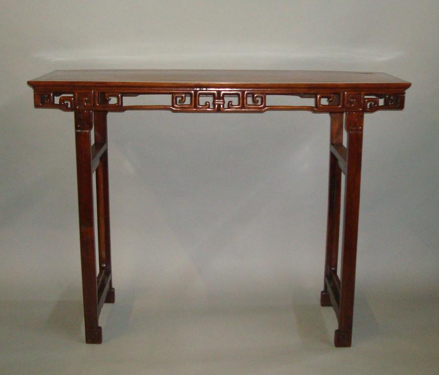 19th century Chinese Hongmu alter table