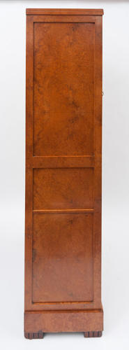 C19th North European amboyna bookcase
