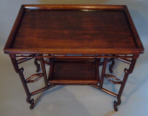 C19th Chinese Hongmu tray table