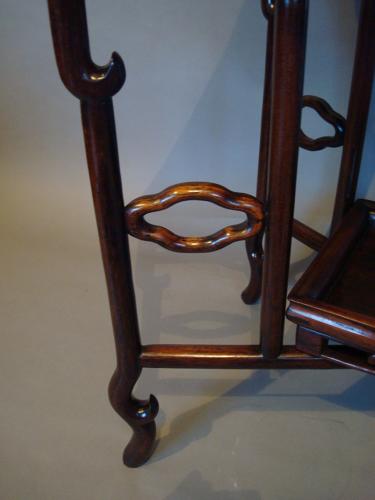 C19th Chinese Hongmu tray table
