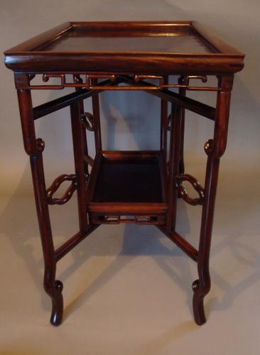 C19th Chinese Hongmu tray table
