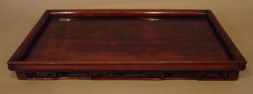 C19th Chinese Hongmu tray table