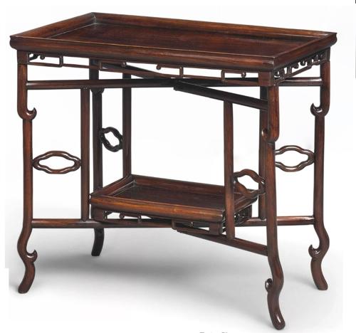 C19th Chinese Hongmu tray table