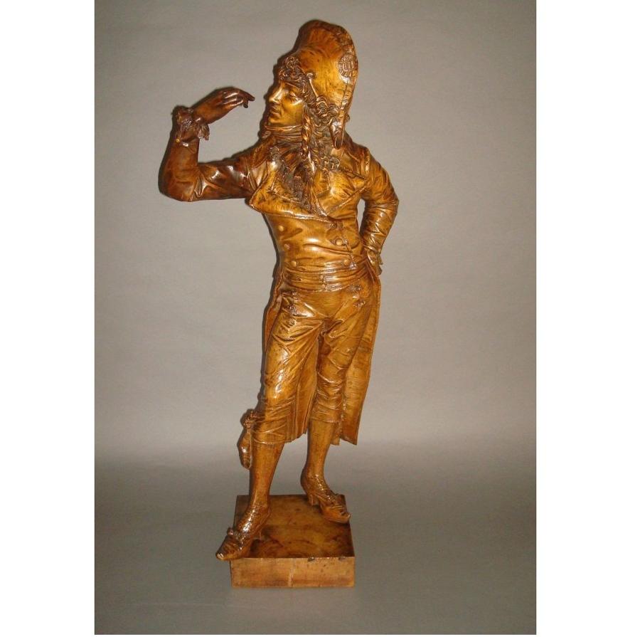 19th century Italian carved figure