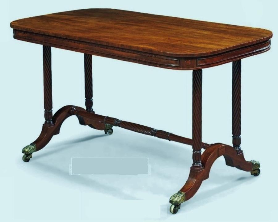 Regency mahogany centre table