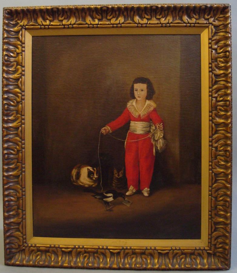 C19th oil painting