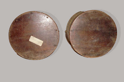 George III brass bound mahogany plate buckets
