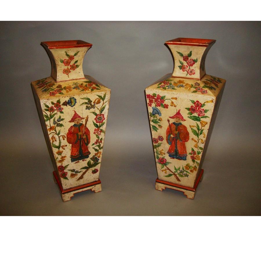 C20th decorative pair of large vases