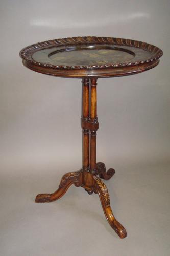 Regency tripod occasional table