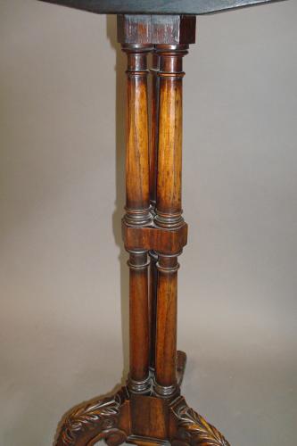 Regency tripod occasional table