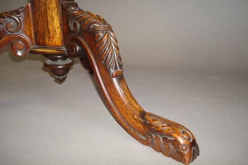 Regency tripod occasional table