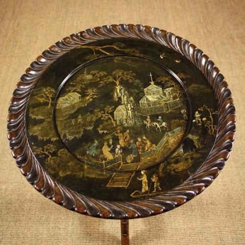 Regency tripod occasional table