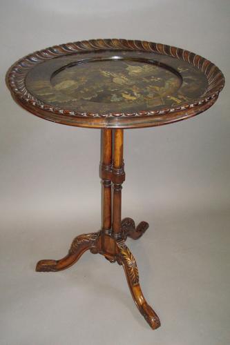 Regency tripod occasional table