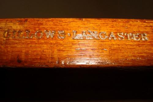 C19th walnut writing table stamped Gillows