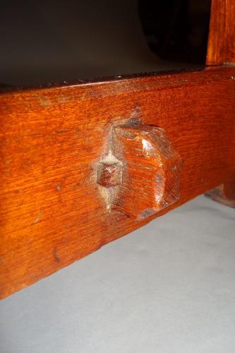 C19th walnut writing table stamped Gillows