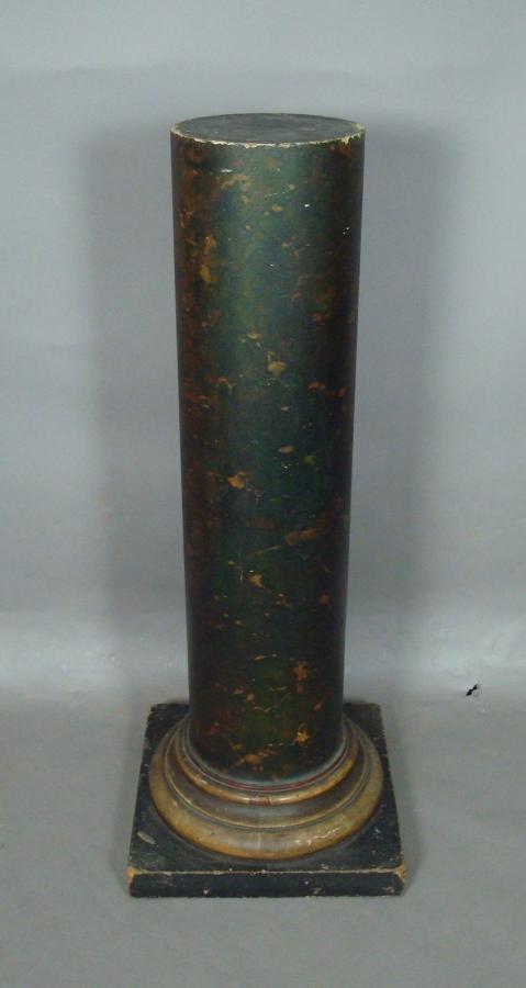 Regency faux marble, wood column