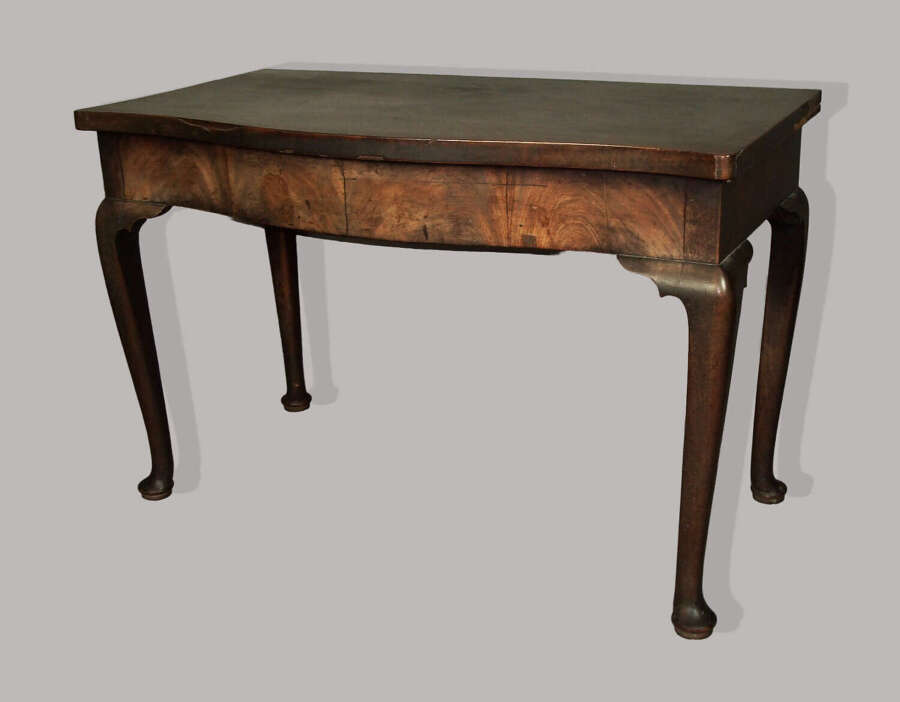 George II mahogany cabriole leg side table