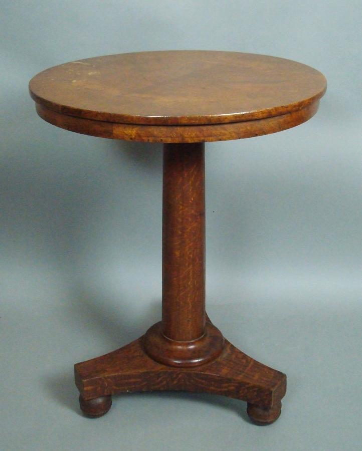 George IV pollard oak occasional table