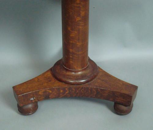 George IV pollard oak occasional table