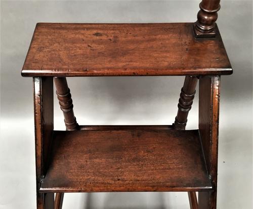 Regency set of mahogany library steps