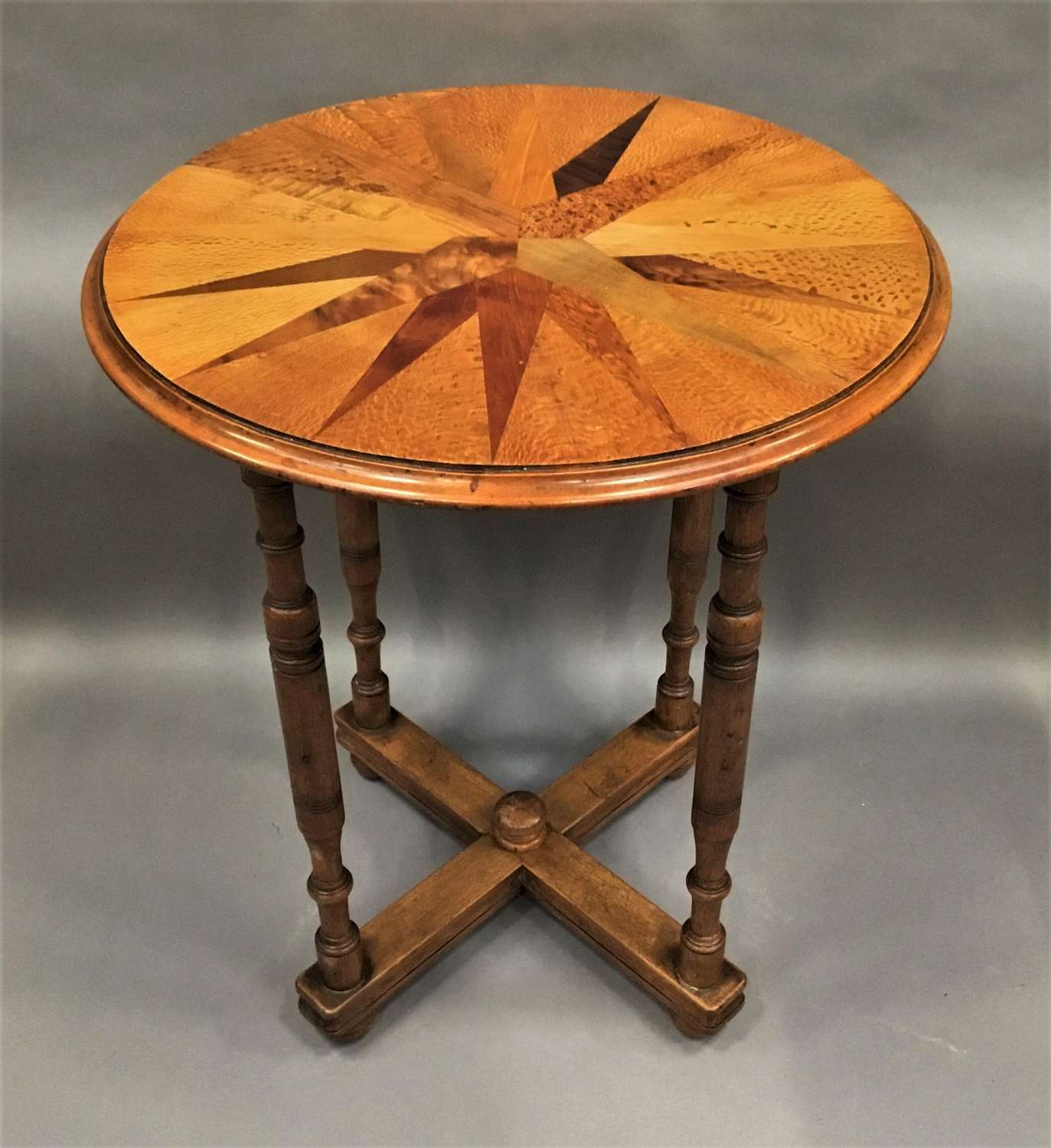 C19th New Zealand specimen wood table