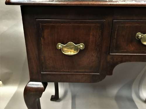 George II mahogany lowboy