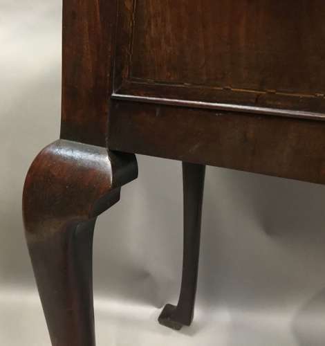 George II mahogany lowboy