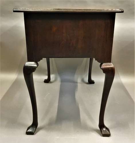 George II mahogany lowboy