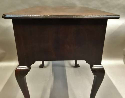 George II mahogany lowboy