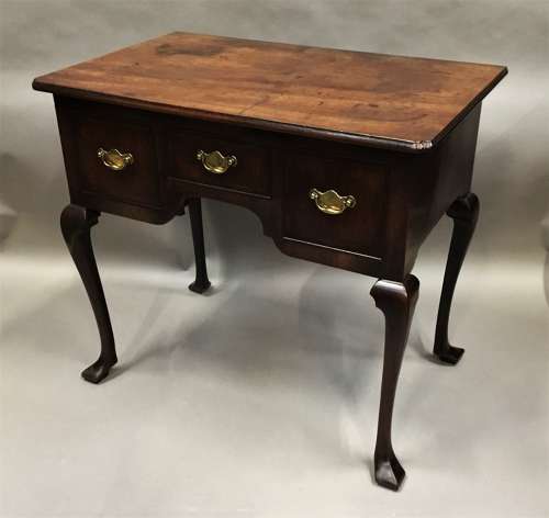 George II mahogany lowboy
