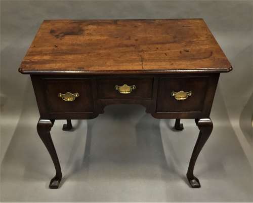George II mahogany lowboy