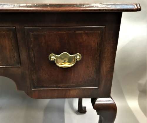 George II mahogany lowboy