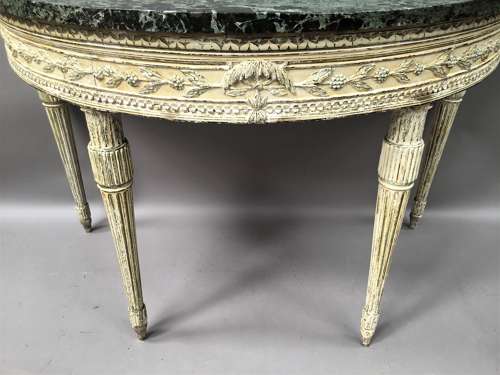 Important C18th Italian painted neo classical console table