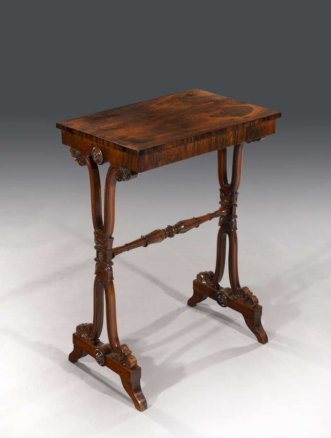 Regency rosewood occasional table / end table