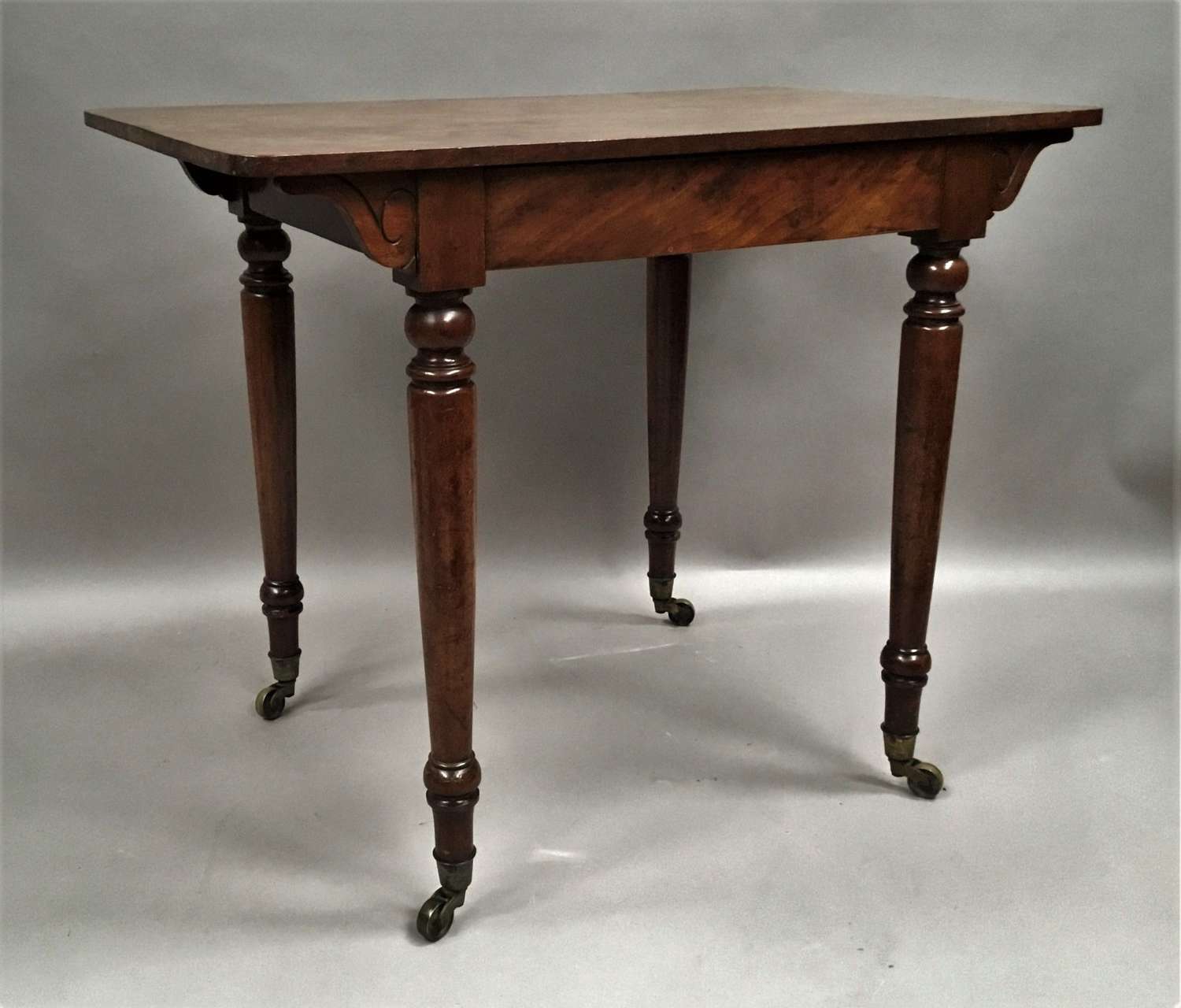 C19th mahogany side table / writing table
