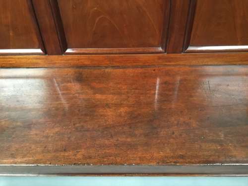 Regency mahogany hall seat / bench