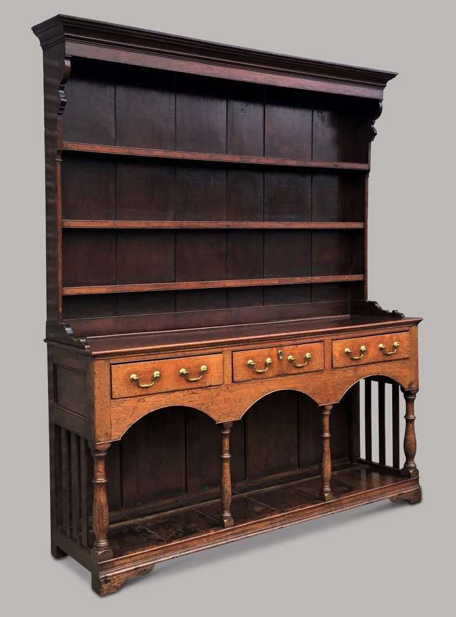 George III oak Montgomeryshire dresser