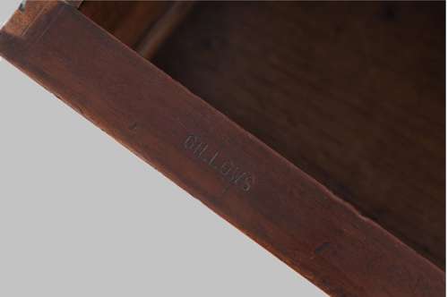Good late Regency Gillows mahogany console / side table