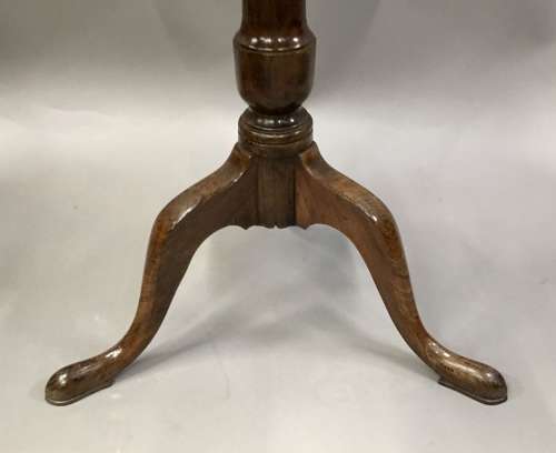 Rare C18th Chinese Huanghuali tripod table