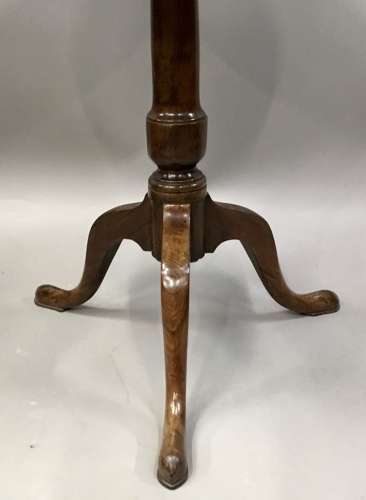 Rare C18th Chinese Huanghuali tripod table