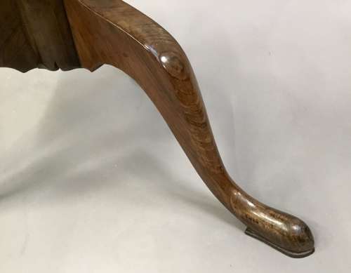 Rare C18th Chinese Huanghuali tripod table