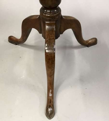 Rare C18th Chinese Huanghuali tripod table