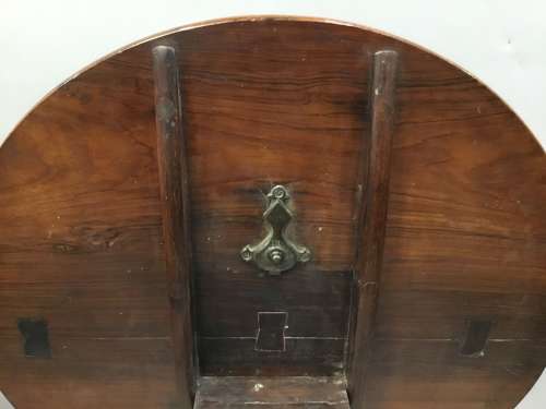 Rare C18th Chinese Huanghuali tripod table