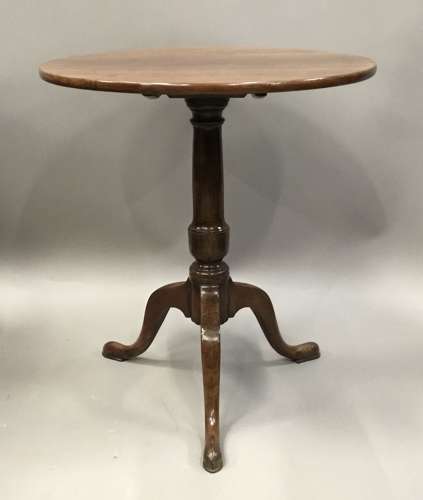 Rare C18th Chinese Huanghuali tripod table
