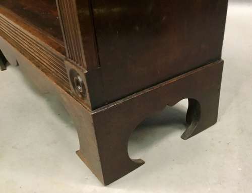 Handsome Regency 'Country House' mahogany open bookcase