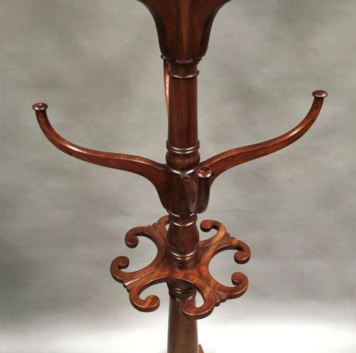 Impressive Regency mahogany hat and coat hall stand