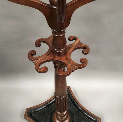 Impressive Regency mahogany hat and coat hall stand